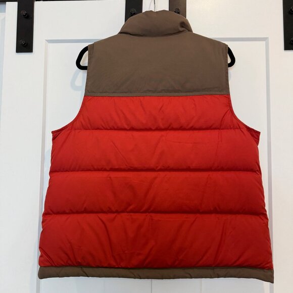 NEW L.L.Bean Women’s Petite L Orange Mountain Classic Down Vest Puffer Pockets - Picture 3 of 13